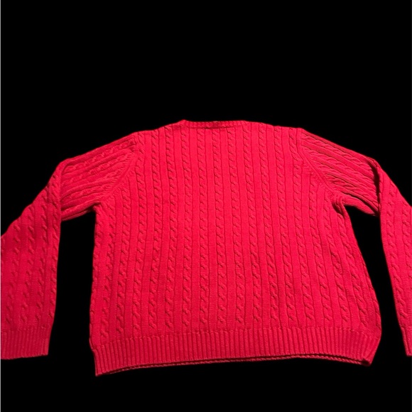 Lauren by Ralph Lauren Red Women’s Cable Knit Sweater - Picture 2 of 6